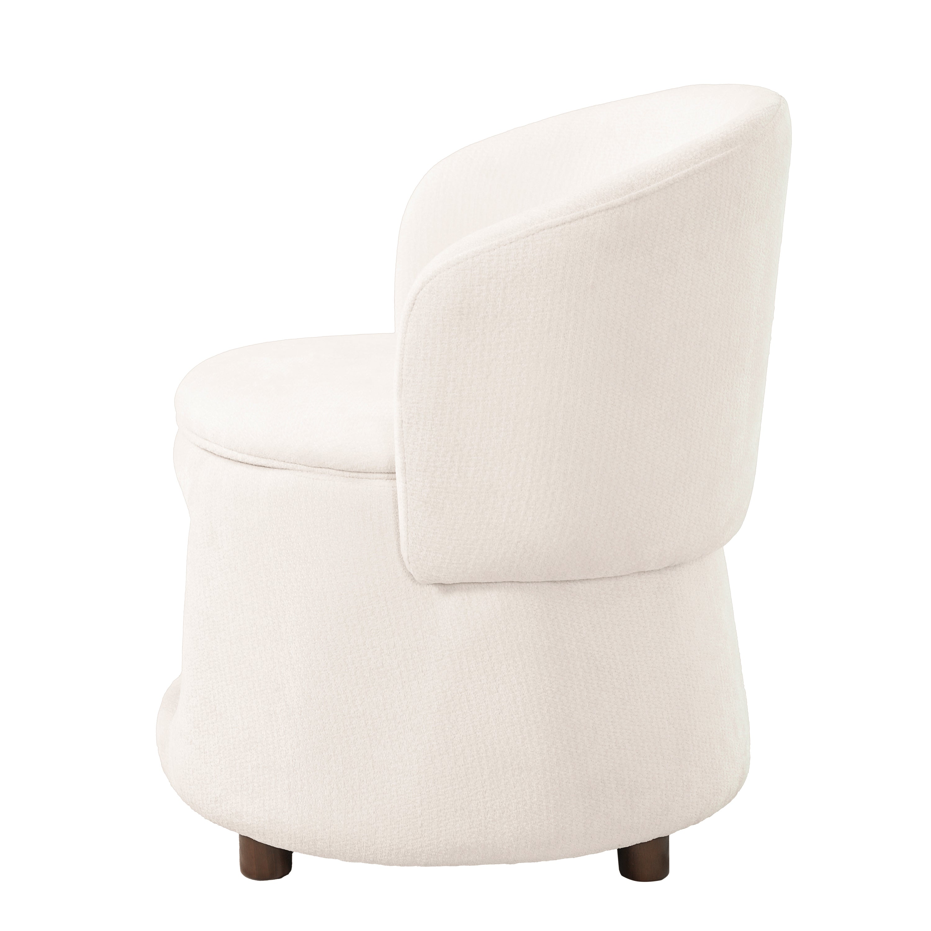 Beige Pet Friendly Chair with Hidden Pet Nook