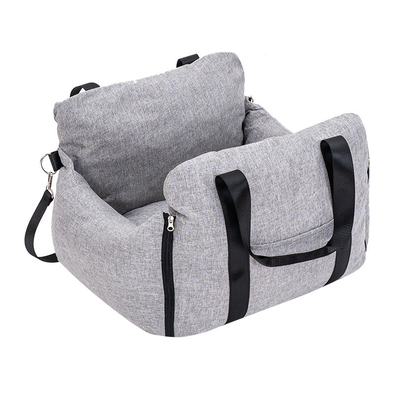 Portable Dog Car Seat Large Size Washable Pet Booster Seat Detachable Travel Dog Bed For Car Anti Dirty Pet Carrier For Vehicle Travel
