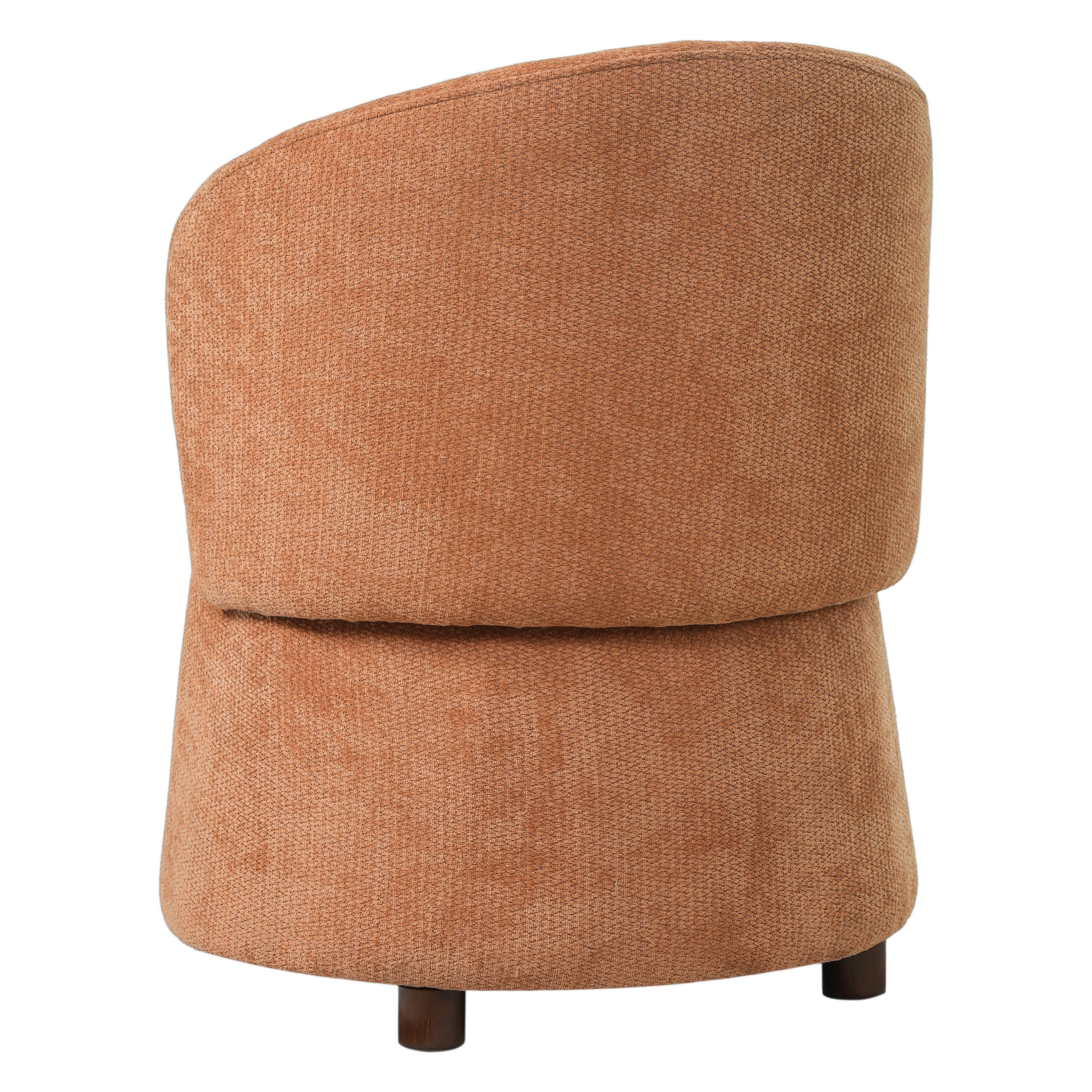 Orange Pet Friendly Chair with Hidden Pet Nook